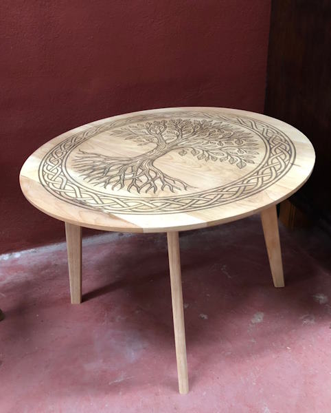 Mesa Madera sésamo Árbol de la Vida